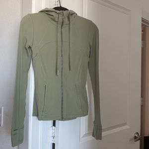 Lululemon hooded define rosemary green jacket